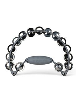 Rhythm Tech Pro21 Tambourine White/Blue - Brass Jingles Rhythm Tech Pro21 Tambourine White/Blue - Brass Jingles