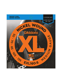 Daddario EXL160-5 Nickel Daddario EXL160-5 Nickel