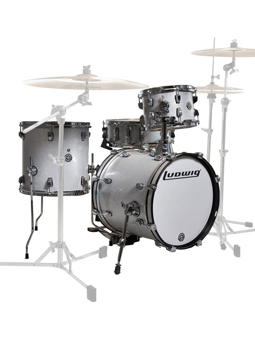 Ludwig Breakbeats by Questlove - White Sparkle Ludwig Breakbeats by Questlove - White Sparkle