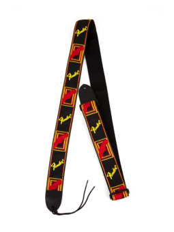 Fender Monogrammed Black/Yellow/Red Fender Monogrammed Black/Yellow/Red
