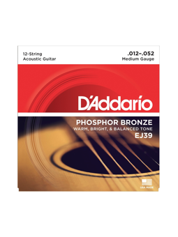 Daddario EJ39 Medium 12C Daddario EJ39 Medium 12C