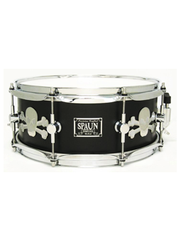 Spaun Drum Co. Maple 5.5x13 Snare Drum - Stainless Skulls Spaun Drum Co. Maple 5.5x13 Snare Drum - Stainless Skulls