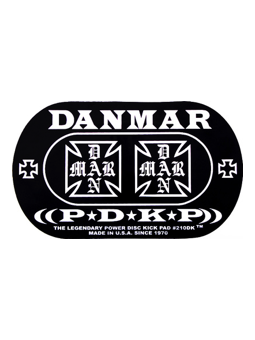 Danmar 210DKIC Iron Cross Double Power Disk Kick Pad Danmar 210DKIC Iron Cross Double Power Disk Kick Pad